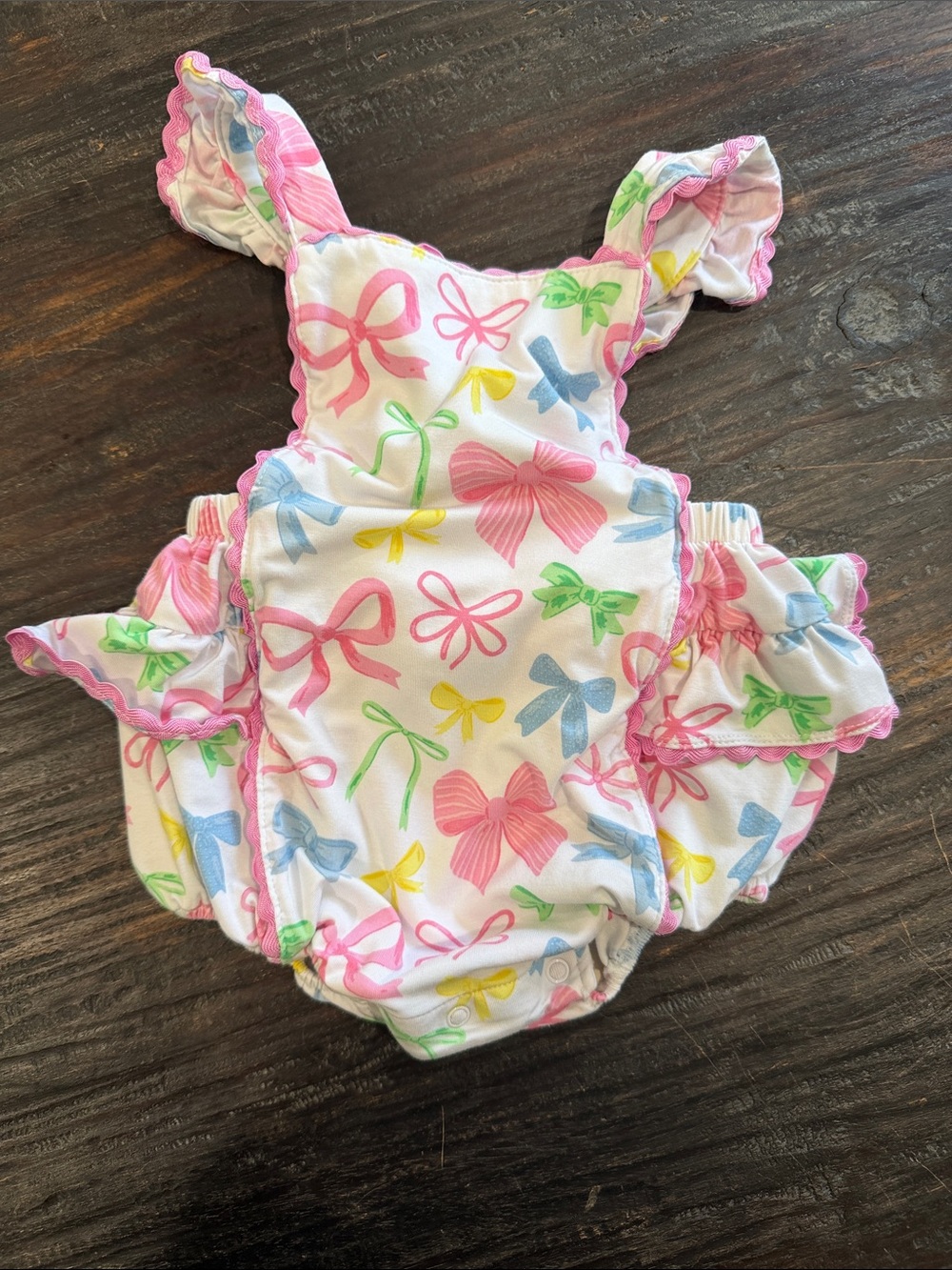 Angel Dear sweet bows Ric Rac Ruffle Su suit